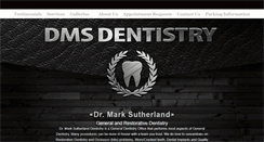 Desktop Screenshot of dmsdentistry.com